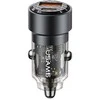 USAMS automobilinis įkroviklis C39 USB+USB-C 60WFast Charge juodas CC208CC01 (US-CC208)