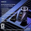 Automobilinis įkroviklis 2x USB-C, USB Remax RCC339, 88.5W (juodas)