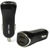 Automobilinis įkroviklis Beline 2xUSB 2,1A juodos spalvos (only head)
