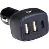 Dunlop automobilinis USB įkroviklis 2x USB A + C