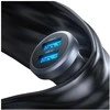 Automobilinis įkroviklis USAMS CC320 Aliuminio 2.4A 2xUSB-A tarnish