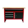 AW-Tools AWTOOLS DIRBTUVIŲ STALAS 4 STALČIAI 120x60x85cm