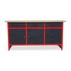AW-Tools AWTOOLS DIRBTUVIŲ STALAS 6 STALČIAI 160x60x85cm