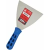 AW-Tools AWTOOLS GLAISTYKLĖ NERŪDIJANČIO PLIENO 120mm PLASTIKINĖ RANKENA 0815 MĖLYNA