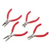 AW-Tools AWTOOLS MINI replės 125mm rinkinys 4vnt. GRŪDINTOS