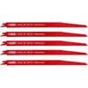 AW-Tools AWTOOLS PJŪKLELIS BiM SKIRTAS SLANKIOJANČIAM PJŪKLUI 300mm 6 TPI /5vnt /MEDIENA+VINYS