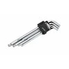 AW-Tools AWTOOLS KLUCZE IMBUSOWE SZEŚCIOKĄTNE Z KULKĄ / 1,5-10mm / 9 vnt. 1.5/2/2.5/3/4/5/7/8/10mm DŁUGIE