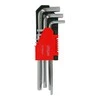 AW-Tools AWTOOLS RAKTAI ŠEŠIAKAMPIAI HEX /1,5-10mm/ 9vnt. Juodas LINE