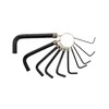 AW-Tools AWTOOLS RAKTAI ŠEŠIAKAMPIAI HEX / 1,5-10,0mm / 10vnt. ŽIEDE