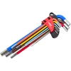 AW-Tools AWTOOLS RAKTAI ŠEŠIAKAMPIAI HEX / 1,5-10,0mm / 9vnt. ILGI Juodas LINE