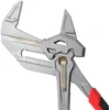 AW-Tools AWTOOLS REGULIUOJAMOS REPLĖS RAKTAS 2in1/ 180mm NIKELIUOTAS Juodas LINE
