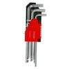 AW-Tools AWTOOLS ŠEŠIAKAMPIAI RAKTAI HEX /1,5-10,0mm/ 9vnt. KULA Juodas LINE