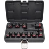 AW-Tools AWTOOLS SMŪGINIŲ GALVUČIŲ RINKINYS 1/2″ 12 vnt./10-24 mm/ TRUMPOS Juodas LINE