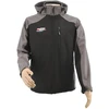 AW-Tools Darbinė striukė su gobtuvu AWTools AW02714; 2XL; juoda/pilka