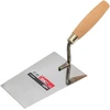 AW-Tools AWTOOLS TRAPECINĖ MENTELE IŠ NERŪDIJANČIO PLIENO 180mm MEDINĖ RANKENA