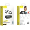 AWEI Bluetooth 5.4 ausinės OWS T93+ docking station juodos spalvos