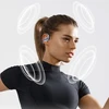 AWEI Bluetooth 5.4 ausinės OWS T93+ docking station juodos spalvos