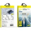 AWEI CL-228 usb-c/lightning/mico 3in2 kabelis juodos spalvos