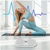 AWEI SS1 multifunkcinės kūno svarstyklės Bluetooth 5.0 500mAh baltos spalvos