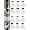 XQMAX Badmintono nyloninės plunksnos 12 vnt