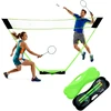 Badmintono rinkinys 300×156 cm sulankstomas tinklas, raketės, skraidukai, lagaminas, MOVEPRO