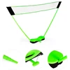 Badmintono rinkinys 300×156 cm sulankstomas tinklas, raketės, skraidukai, lagaminas, MOVEPRO