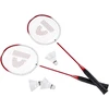 BADMINTONO RINKINYS DĖKLE RAUDONAS 6-VIENAME DONNAY 1051246