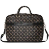 Guess 4G Peony Front Pocket Zipper Triangle Logo Nešiojamas kompiuteris Bag 16" - Juodas