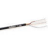 Balansinis mikrofoninis laidas 2×0.22mm² OFC, Ø3.8mm, juodas, Tasker