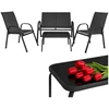 Balcony furniture set - juodas Gardlov
