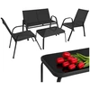 Balcony furniture set - juodas Gardlov