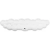 White Shark Baltas Shark Baltas Shark Klaviatūra riešo atrama, 43 × 11 cm, Baltas (KP-012)