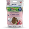 BALTICA Przysmaki Regionów Mėsos juostelės Ėriena su avietėmis – skanėstas šuniui – 90 g