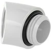 Barrow Adapteris, 45 degrees, G1/4 inch male to G1/4 inch female, baltas
