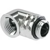 Barrow Dazzle Adapteris 90 Degree G1/4 Inch Male to G1/4 Inch Female – Swivel, Sidabrinis