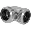 Barrow Multi-Link Adapteris 90 Degree 14mm OD to 14mm OD Hardtube – sidabrinis