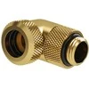 Barrow Multi-Link Adapteris Connection 90 Degrees G1/4 Inch AG to 12mm OD Hardtube – rotatable, auksinis