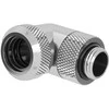 Barrow Multi-Link Adapteris Connection 90 Degrees G1/4 Inch AG to 14mm OD Hardtube – Rotatable, Sidabrinis