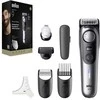 Braun BeardTrimmer 9 80789785 beard trimmer AC/Baterija 20 2 cm Wet &amp; Dry Pilkas