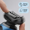 Braun Series 6 61-B4500cs Skustuvas Apkarpymo mašinėlė Juoda, Mėlyna