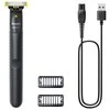 Barzdaskutė „Philips Norelco OneBlade QP1424/10“ vyriškas skustuvas, tinklelio skustuvas, žoliapjovė, anglies spalvos