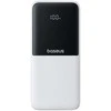 Baseus „A6ac4 Lipow“ 10000mAh 22,5 W išorinė baterija su dviem integruotais laidais (su „A6ac4 Simple USB-A - USB-C 3A 20 cm“ laidu) – balta