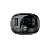 Baseus FM Moduliatorius T typed Bluetooth 2xUSB Micro SD juodos spalvos