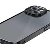 Baseus Glitter skaidrus dėklas ir grūdintas stiklas, skirtas iPhone 14 Plus (juodas)
