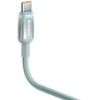 Baseus laidas Discolor USB – USB-C 100W 1m mėlynas-žalias
