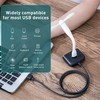USB įkrovimo adapteris Baseus Square round 4in1 (USB3.0 TO USB3.0*1+USB2.0*3) 1m juodas CAHUB-AY01