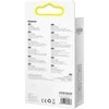 Baseus volframo auksinis kabelis USB prie USB-C, 100 W, 2 m (juodas)