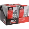 Bbq Line Aliumininės grilio padėklai 24x16 cm 4 vnt