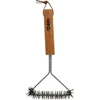 Bbq Line šepečių šepečiai grotelių 30x14 cm su medine rankena
