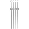 Bbq Line Nerūdijančio plieno iešmai 4vnt 40,5cm